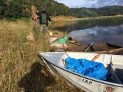 pesca ilegal - represa do capivari