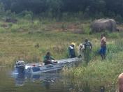 pesca ilegal - represa do capivari