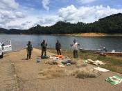 pesca ilegal - represa do capivari