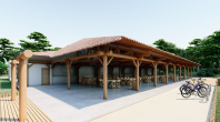 Praça de alimentação Ilha do Mel