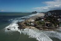 Obras de recuperação em Matinhos seguirão em andamento durante a temporada de verão