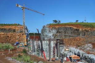 Obras da PCH Bela Vista 