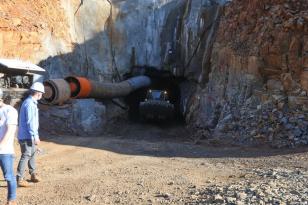Tunel em escavação