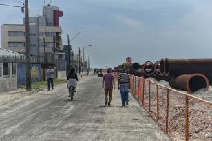 Foto: Denis Ferreira Netto/SEDEST Além da engorda da praia, Estado já executa mais duas obras da recuperação da orla de Matinhos.