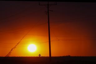 Foto de pôr do sol