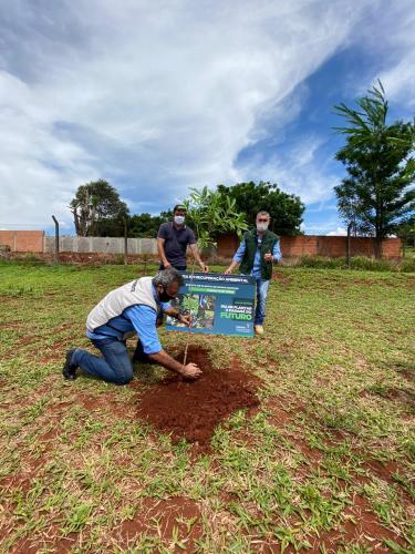 Com mudas do IAT, Parque das Torres é reflorestado em Campo Mourão