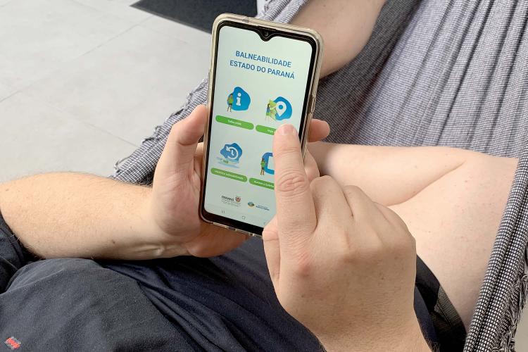 Balneabilidade das águas do Paraná pode ser consultada pelo celular.