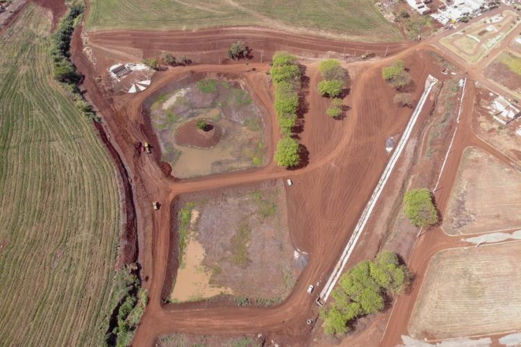 Parque urbano em Andirá