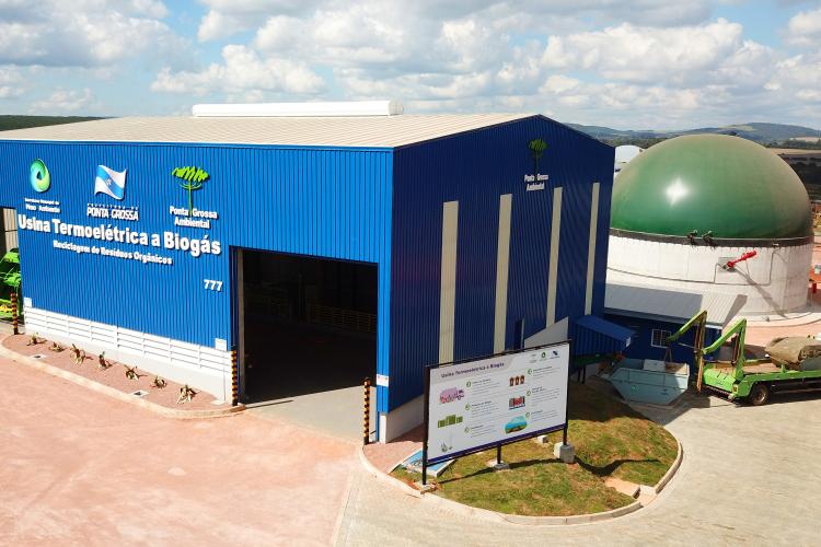 secretário estadual do Desenvolvimento Sustentável e do Turismo, Márcio Nunes, durante inauguração da usina termelétrica pública a biogás em Ponta Grossa, nos Campos Gerais, nesta sexta-feira (30). - Ponta Grossa, 30/04/2021