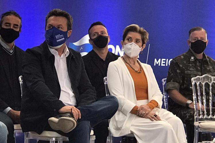 secretário estadual do Desenvolvimento Sustentável e do Turismo, Márcio Nunes, durante inauguração da usina termelétrica pública a biogás em Ponta Grossa, nos Campos Gerais, nesta sexta-feira (30). - Ponta Grossa, 30/04/2021