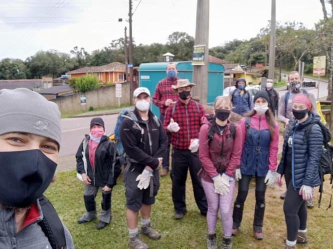 As trilhas do Parque Estadual Pico do Paraná e do Morro do Anhangava, atrativo do Parque Estadual Serra da Baitaca, receberam manutenção através de voluntários, neste final de semana. Ambos estão localizados na Região Metropolitana de Curitiba (RMC). - Curitiba, 14/05/2021 - Foto: Divulgação SEDEST