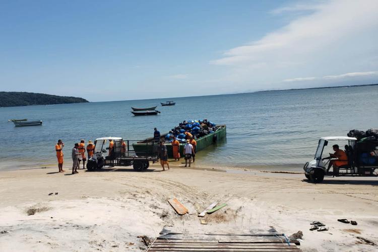 Recolhimento de lixo Litoral