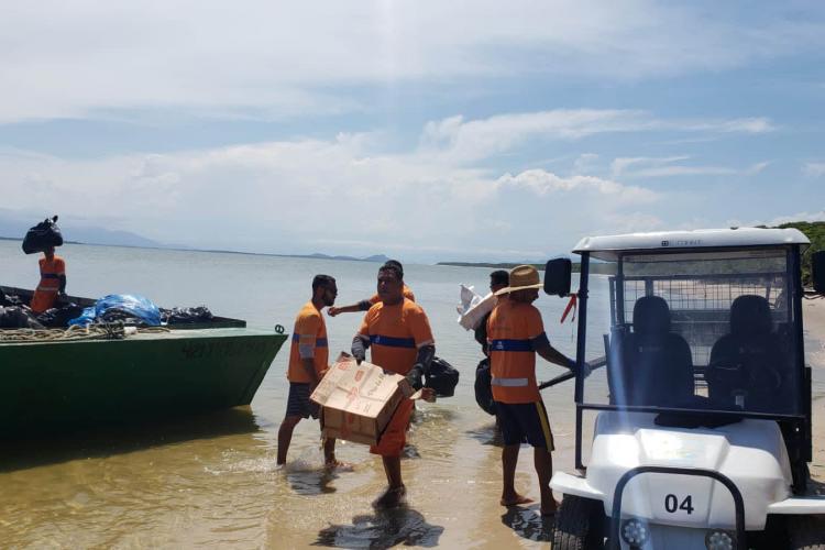 Recolhimento de lixo Litoral
