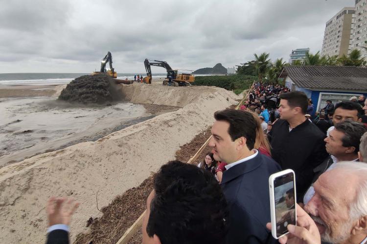 Lançamento da engorda de Matinhos