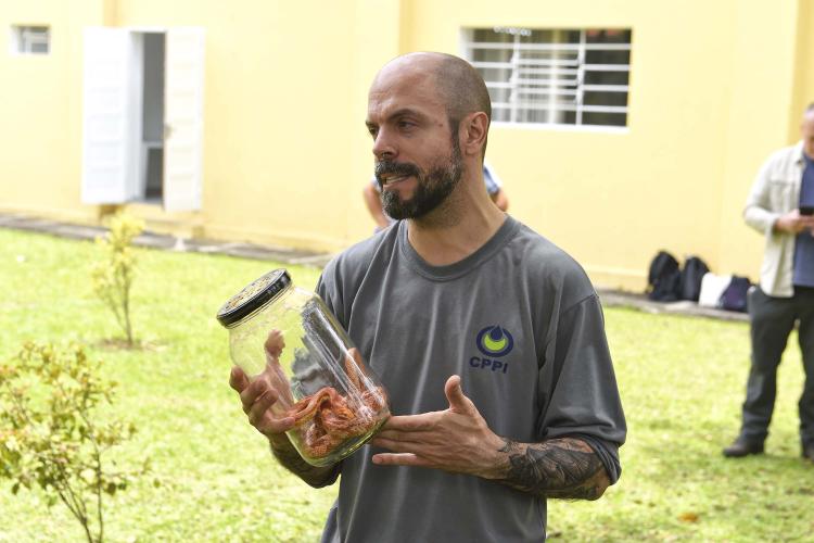 IAT reúne gestores municipais para orientação sobre atendimento aos animais silvestres vitimados Foto: Denis Ferreira Netto/SEDEST