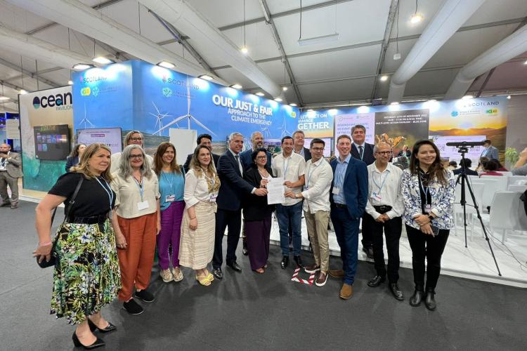 No Egito, Paraná e estados do Codesul assinam compromisso para as mudanças climáticas - Foto: SEDEST