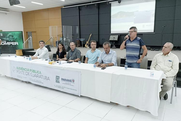 Segundo dia de audiência pública da Ponte de Guaratuba tem ampla participação popular