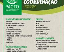 Conselho Nacional da Mata Atlântica reúne agentes públicos, terceiro setor, empresas privadas e especialistas em meio ambiente.