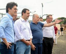 Governador Carlos Massa Ratinho Junior nesta quinta-feira (06) visitou o Parque Laranjinha em Ventania
