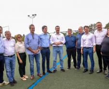 Governador Carlos Massa Ratinho Junior nesta quinta-feira (06) visitou o Parque Laranjinha em Ventania