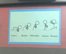 Slide utilizado em aula de espanhol
