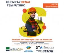 BANNER CHAMANDO PARA CURSO TÉCNICO DE CONSTRUÇÃO CIVIL