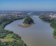 Foto do Rio Iguaçu