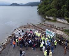 Foto aérea do evento