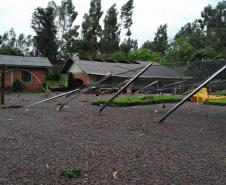 Viveiro de Cascavel com cercas tombadas