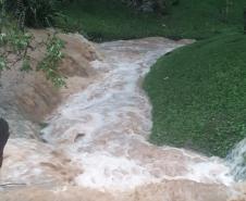Enchente no Parque Estadual de Campinhos