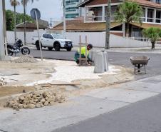 Obras na Orla de Matinhos