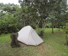 Foto de área de camping do Parque Pico Marumbi