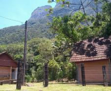 Foto de área de camping do Parque Pico Marumbi