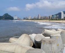 Foto da orla de Matinhos