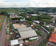 Foto aérea do espaço da Expo Umuarama
