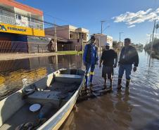 servidores voluntários em ação