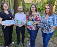 servidores da seção de outorga do IAT, idealizadores da cartilha
