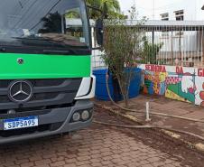 caminhão do IAT em ação