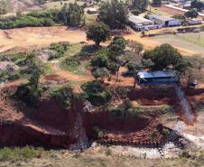 VISTA AÉREA DAS OBRAS