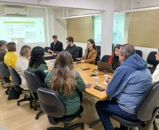 INTEGRANTES DA AUTARQUIA E MP  EM REUNIÃO