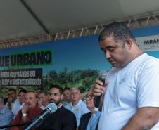 participante falando no evento