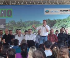 participante falando no evento