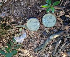 Descarte de dejetos e resíduos na natureza