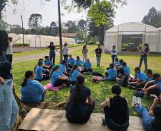 CENAS DE EDUCAÇÃO AMBIENTAL E DISTRIBUIÇÃO DE MUDAS