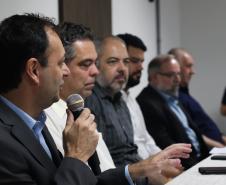 Solenidade que confirmou os compromissos do Paraná com a Rede Oceano Limpo. 