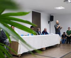 Solenidade que confirmou os compromissos do Paraná com a Rede Oceano Limpo. 