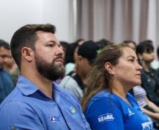 Solenidade que confirmou os compromissos do Paraná com a Rede Oceano Limpo. 