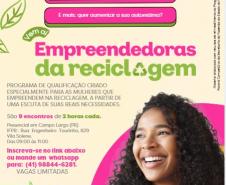 Foto de material promocional da ação