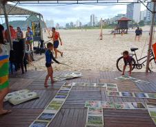 Ações de educação ambiental impactaram mais de 1,6 mil pessoas até o momento durante o Verão Maior Paraná.