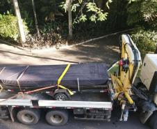 Foto de operação de fiscalização da Piracema
